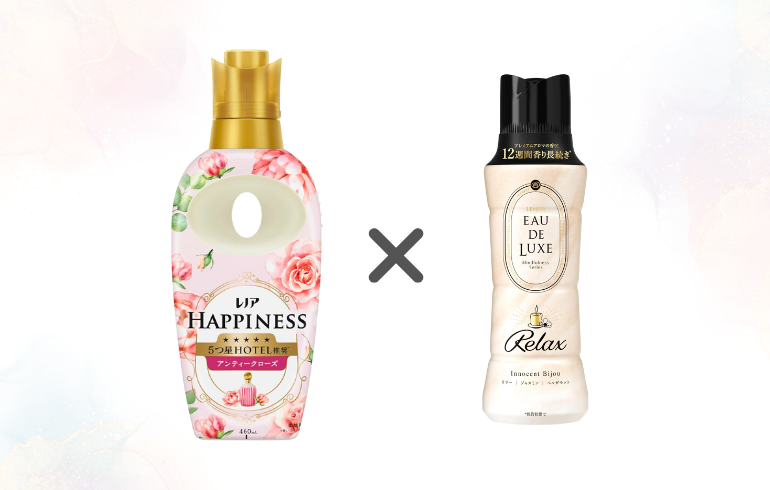 レノア ハピネス アンティークローズ × レノア EAU DE LUXE Relax イノセントビジュ 正面 -2025-11