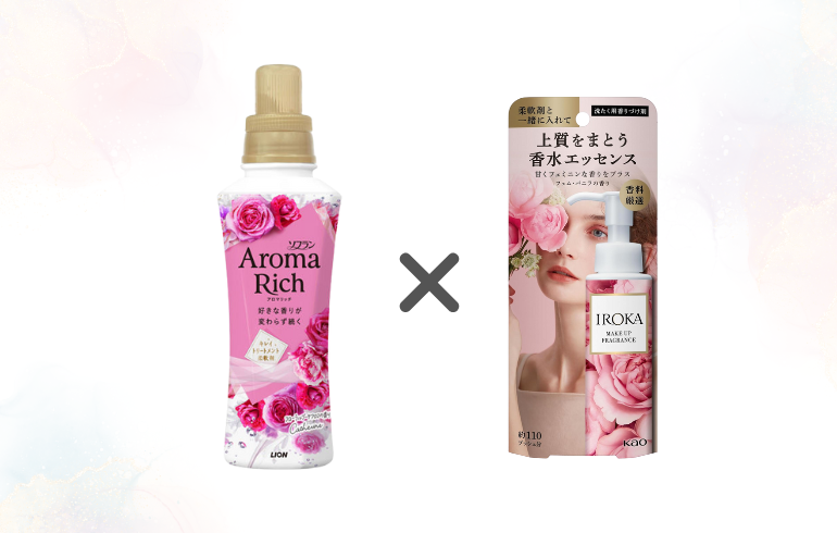 組み合わせ】アロマリッチ フローラルブーケアロマ × IROKA フェム・バニラ