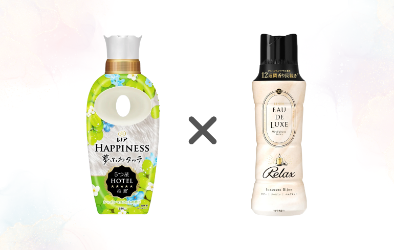 レノア Happiness シャインマスカット × レノア EAU DE LUXE Relax イノセントビジュ 正面2