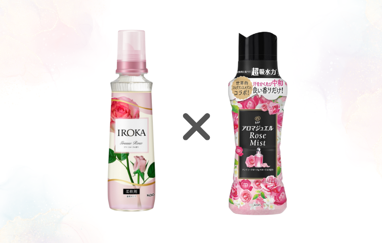 IROKA グラースローズ × レノア アロマジュエル アンティークローズ 正面1