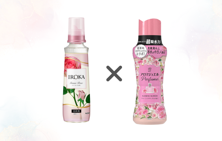 IROKA グラースローズ × レノア アロマジュエル ブルーミングブロッサム 正面2