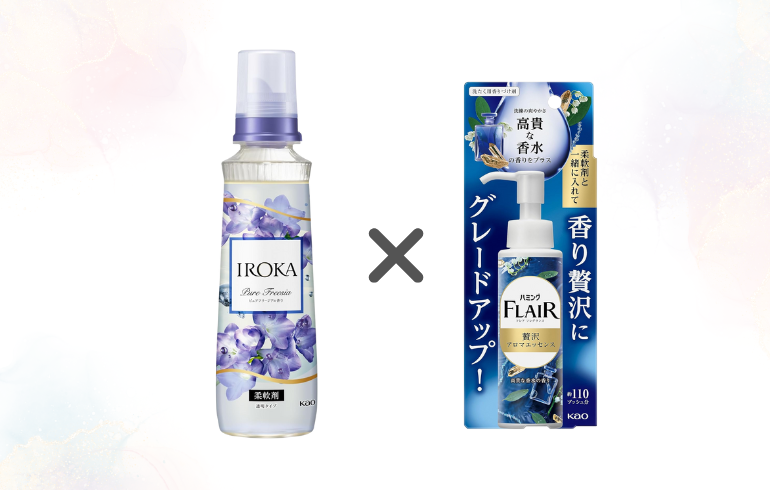 IROKA ピュアフリージア × ハミングフレア 高貴な香水 正面