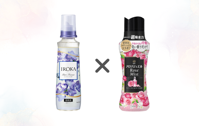 IROKA ピュアフリージア × レノア アロマジュエル アンティークローズ&フローラル 正面1