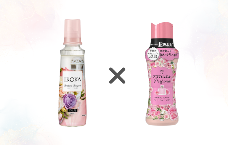 IROKA ブリリアントブーケ × レノア アロマジュエル ブルーミングブロッサム 正面2