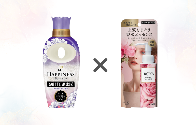 レノア Happiness ホワイトムスク × IROKA フェム・バニラ 正面1