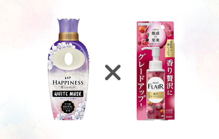 レノア Happiness ホワイトムスク × フレアフレグランス 魅惑の果実 正面1