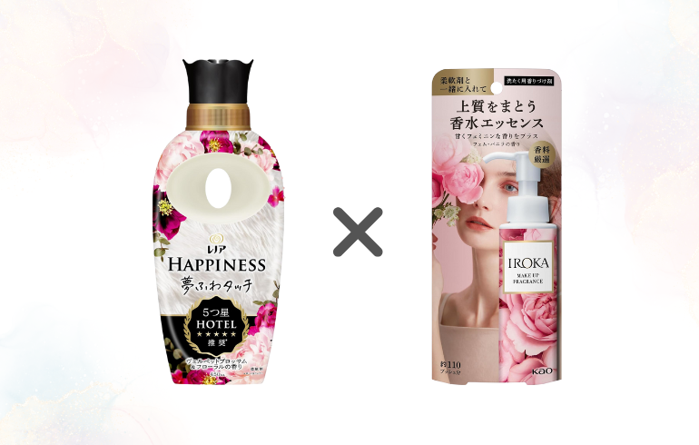 レノア Happiness ヴェルベットブロッサム&フローラル × IROKA フェム・バニラ 正面1