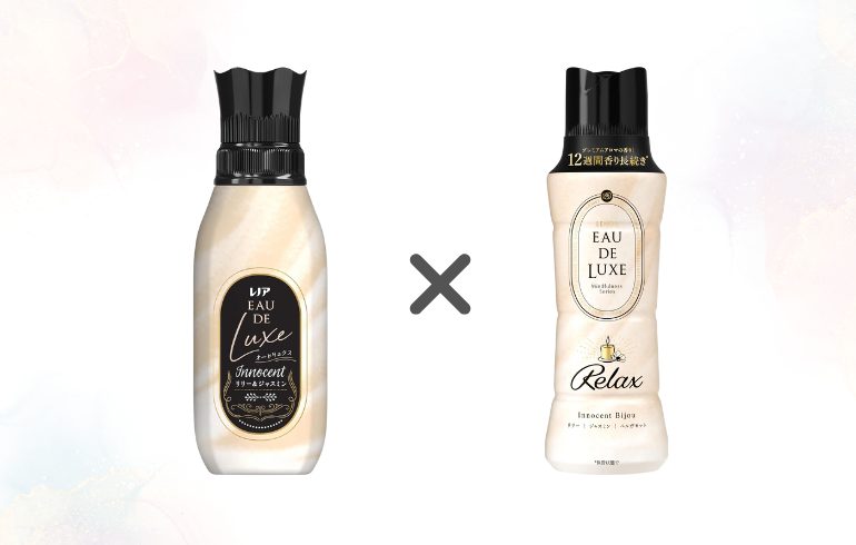 レノア オードリュクス リリー&ジャスミン × レノア EAU DE LUXE Relax イノセントビジュ 正面