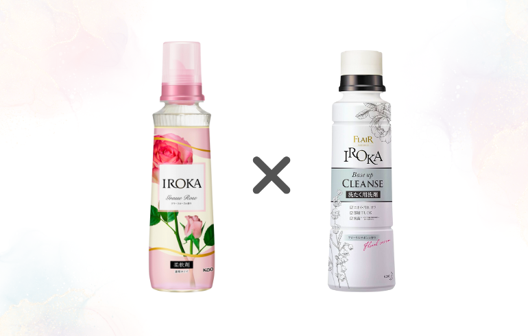 IROKA グラースローズ × IROKA ベースアップクレンズ 正面