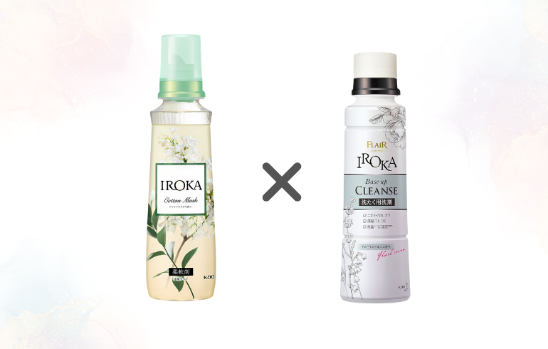 IROKA コットンムスク × IROKA ベースアップクレンズ 正面