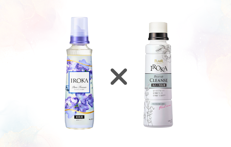 IROKA ピュアフリージア × IROKA ベースアップクレンズ 正面