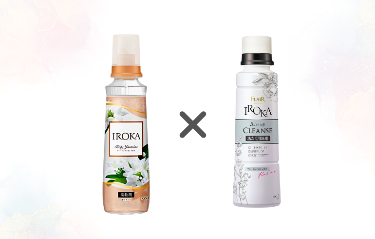 IROKA ホーリージャスミン × IROKA ベースアップクレンズ 正面