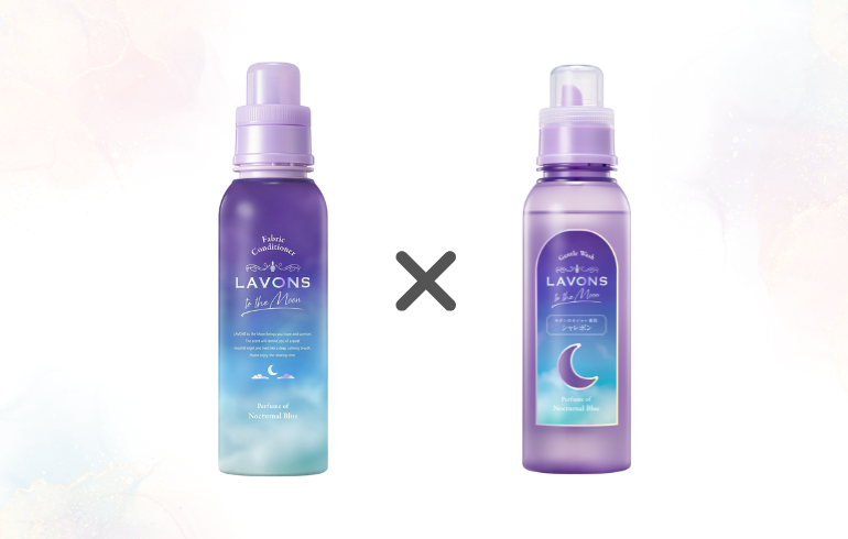 ラボン ToTheMoon ノクターナルブルー × シャレボン ノクターナルブルー 正面