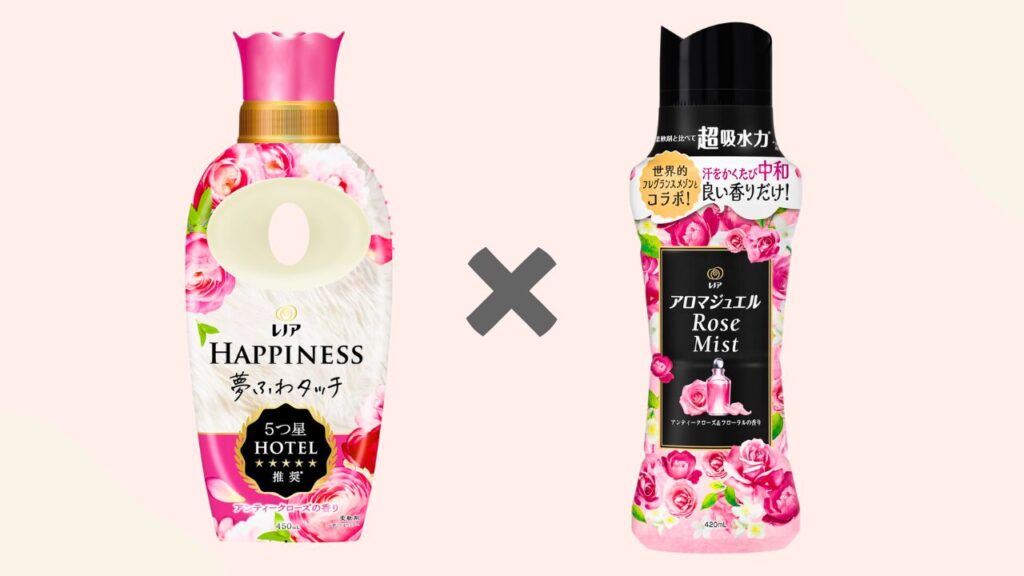 レノアハピネス アンティークローズ × アロマジュエル アンティークローズ