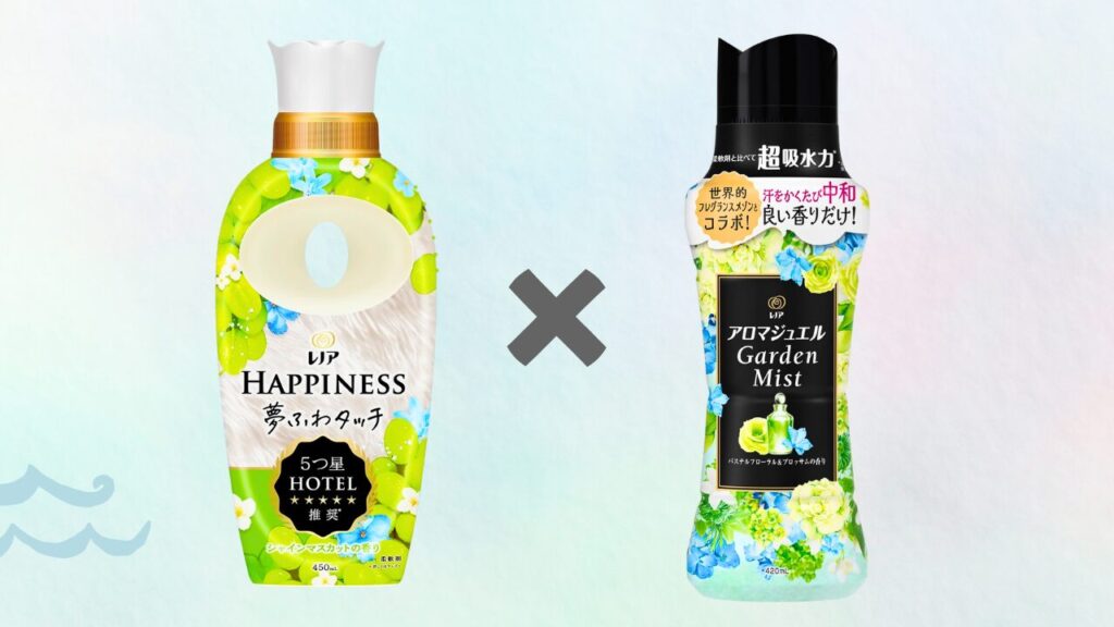 レノアハピネス シャインマスカット × アロマジュエル パステルフローラル