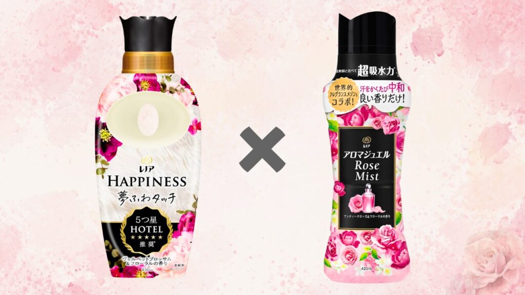 レノアハピネス ヴェルベットブロッサム × アロマジュエル アンティークローズ