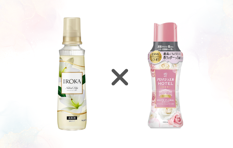 IROKA ネイキッドリリー × レノア アロマジュエル ホワイトフローラル＆サボン 正面 - 2025-10