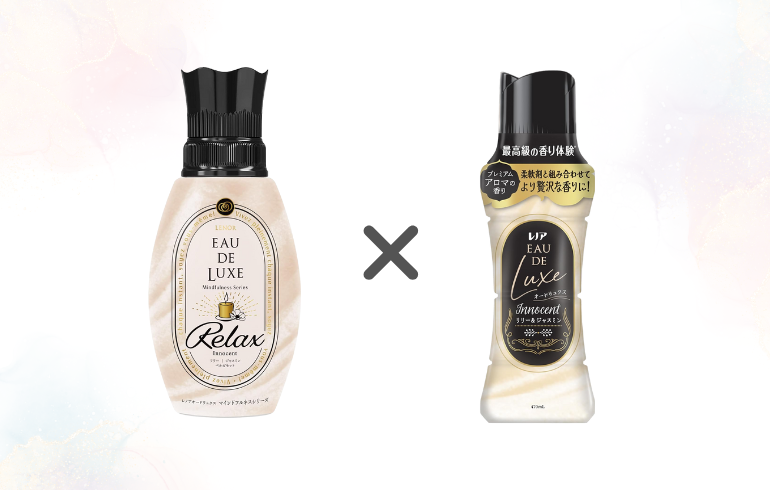 レノア EAU DE LUXE Relux イノセント × レノア オードリュクス リリー&ジャスミン 正面 2025-10