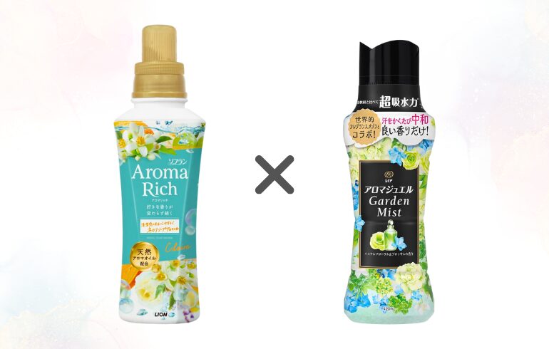 アロマリッチ クレア × レノア アロマジュエル パステルフローラル 正面 -2025-11