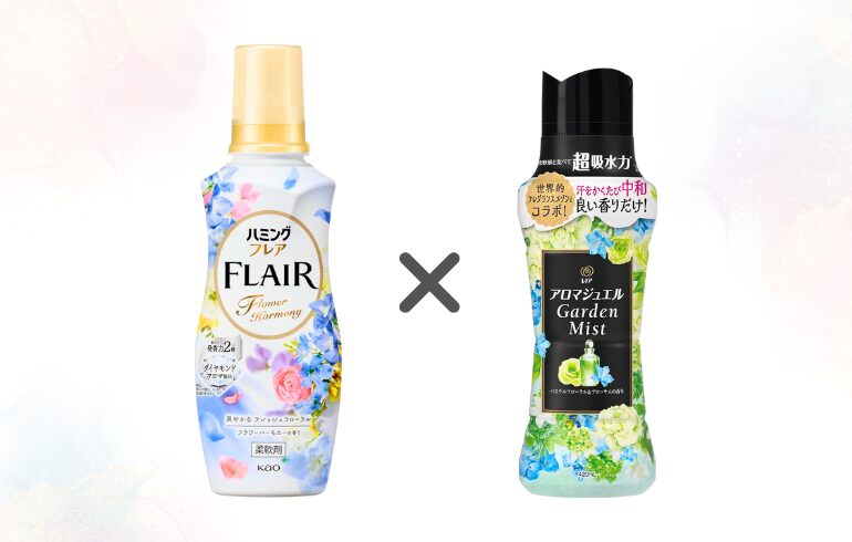 ハミングフレア フラワーハーモニー × レノア アロマジュエル パステルフローラル 正面 -2025-11