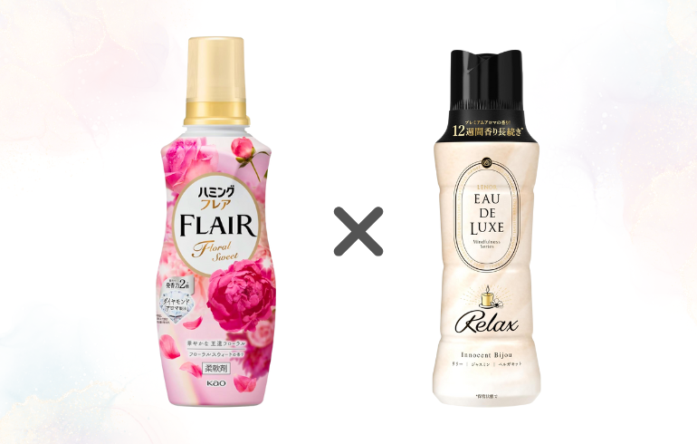 ハミングフレア フローラルスウィート × レノア EAU DE LUXE Relax イノセントビジュ 正面 -2025-11