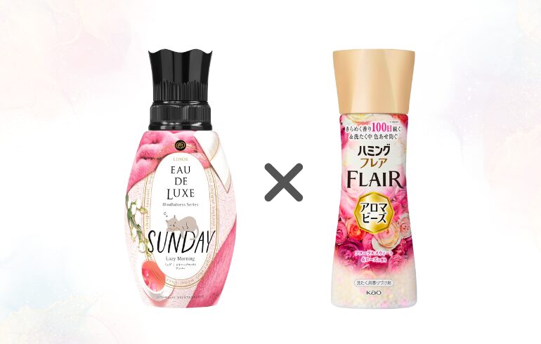 レノア オードリュクス SUNDAY × アロマビーズ フローラルスウィート＆ローズ 正面-2025-09