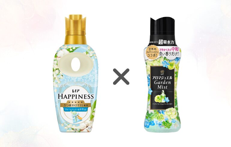 レノア ハピネス ウォームコットン&すずらん × アロマジュエル パステルフローラル 正面 -2025-11