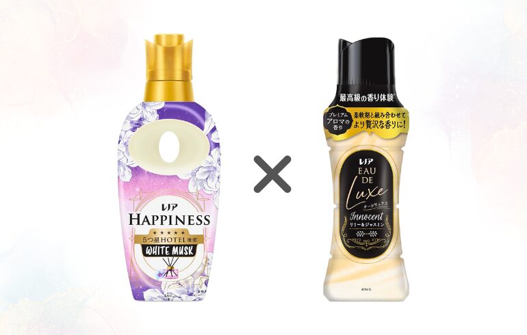 レノア ハピネス ホワイトムスク × オードリュクス リリー&ジャスミン 正面 - 2025-11