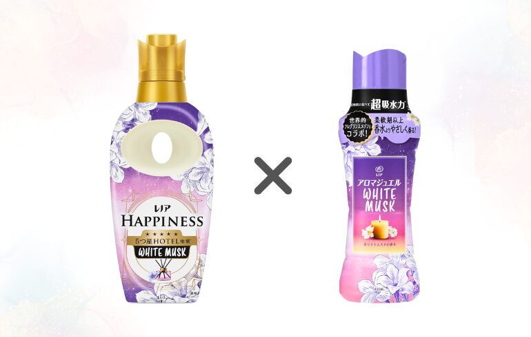 レノア ハピネス ホワイトムスク × レノア アロマジュエル ホワイトムスク 正面-2025-11