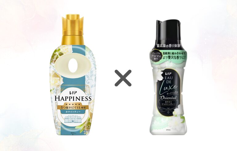 レノア ハピネス ホワイトティー × レノア オードリュクス ホワイトジャスミンティー 正面-2025-12