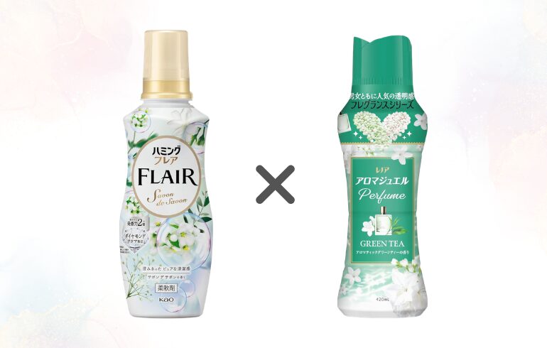 ハミングフレア サボン デ サボン × アロマジュエル アロマティックグリーンティー 正面 -2026-3